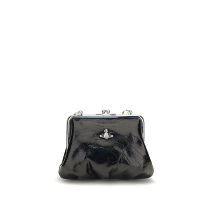 Vivienne Westwood Black Calf Leather Bos Taurus Wallet