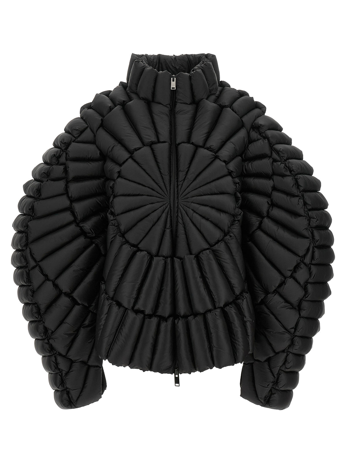 RAXXY Black Nylon Full-Length Jacket