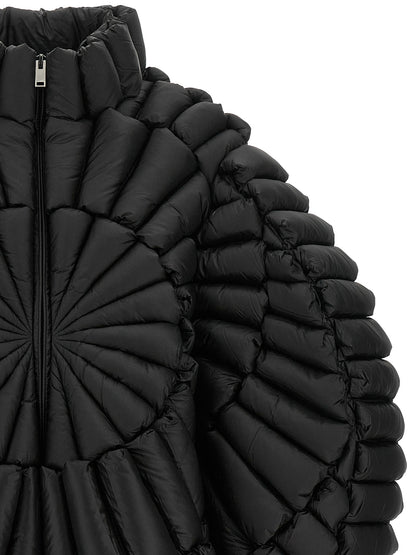 RAXXY Black Nylon Full-Length Jacket