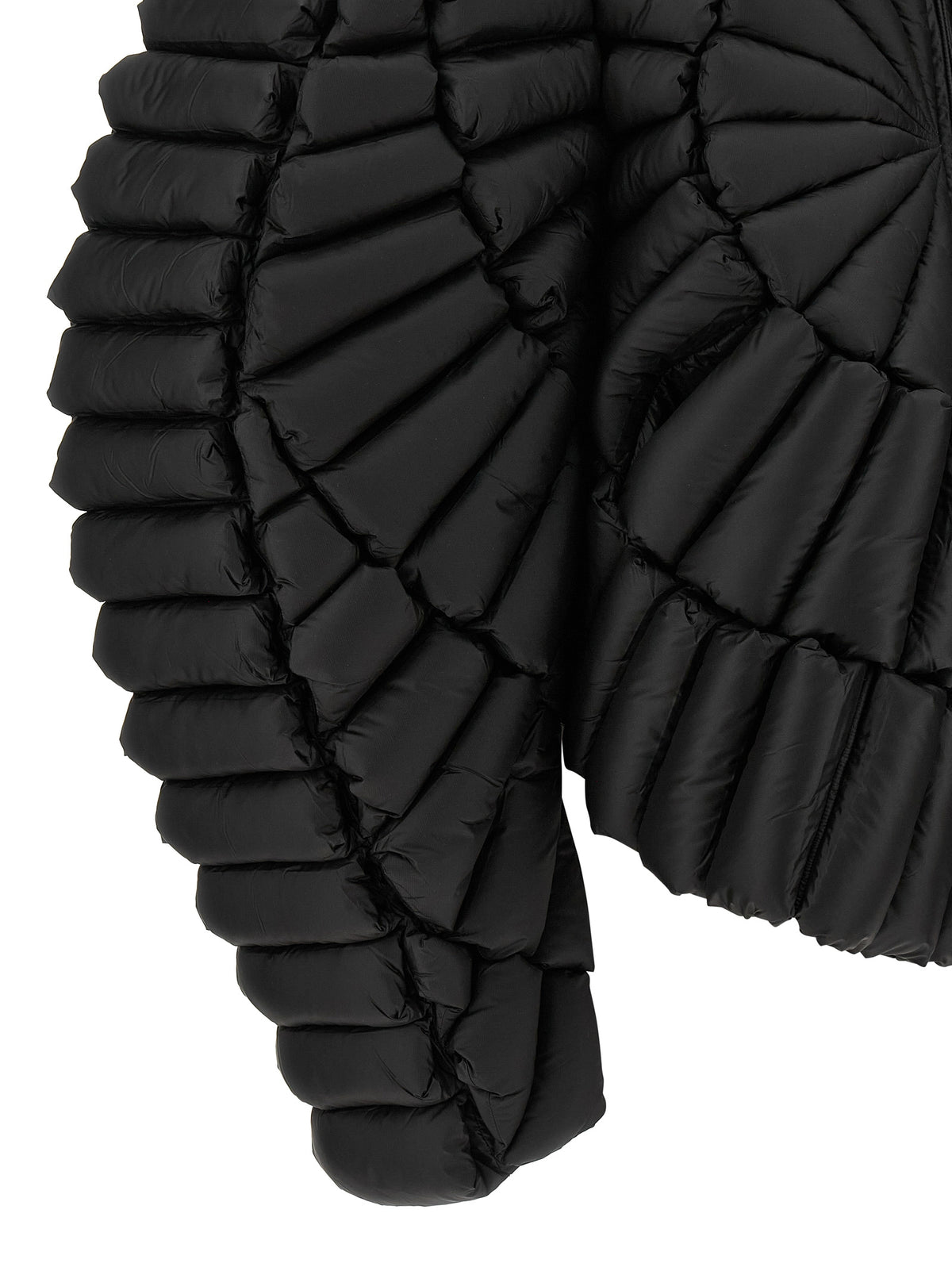 RAXXY Black Nylon Full-Length Jacket