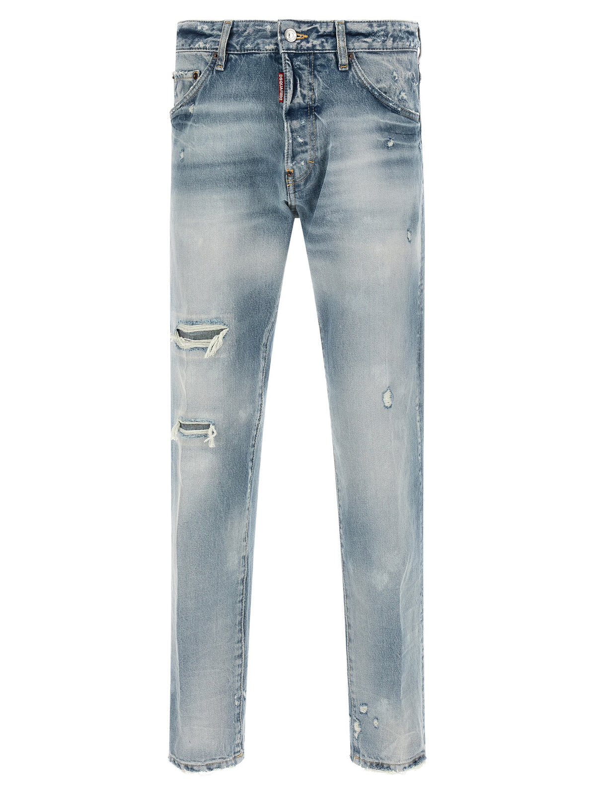 Dsquared² Blue Cotton Tapered Jeans