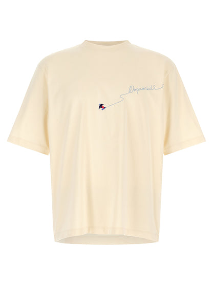 Dsquared² White Cotton T-Shirt