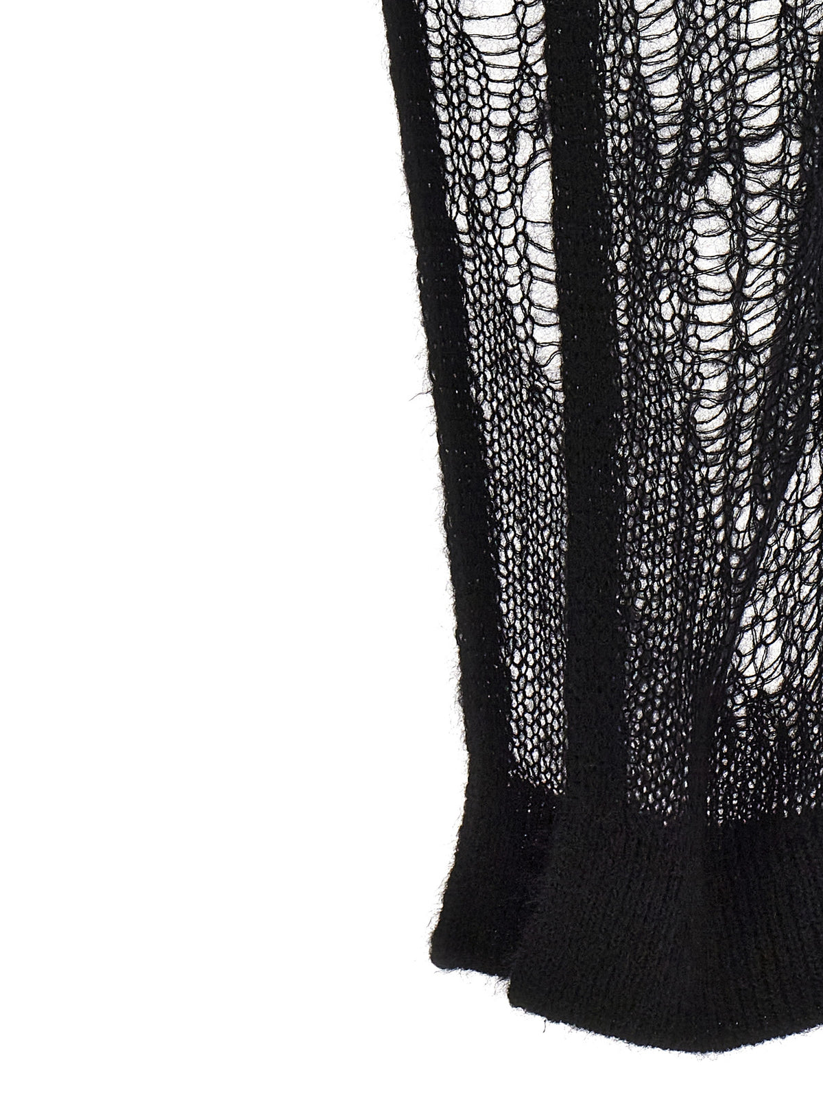 Rick Owens Black Nylon Mini Skirt