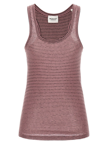 Isabel Marant Étoile Multicolor Cotton Sleeveles T-Shirt