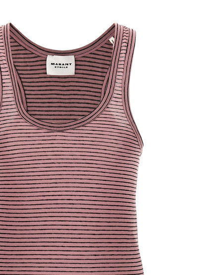 Isabel Marant Étoile Multicolor Cotton Sleeveles T-Shirt