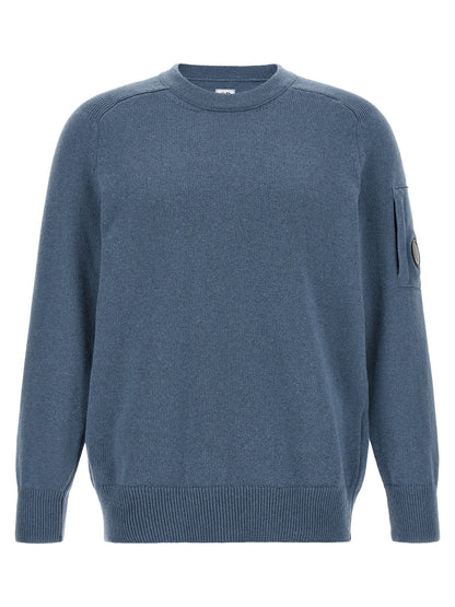 C.P. Company Blue Wool Cardigan