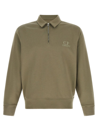 C.P. Company Gray Cotton Sweatshirt