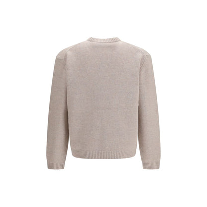 Maison Kitsuné Beige Wool Oves Aries Sweatshirt