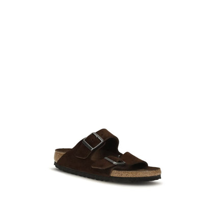 BIRKENSTOCK 1774 Brown Nubuc Leather Flat Sandals