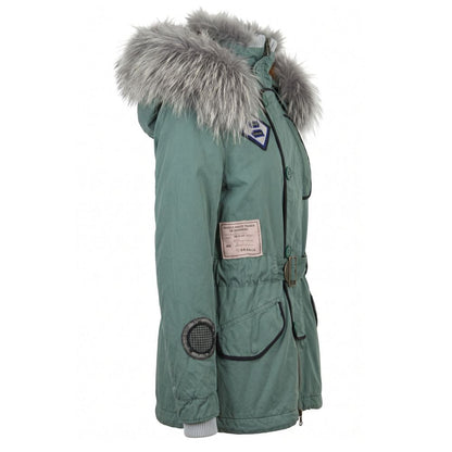 Mr&Mrs Italy Green Cotton Women's Jacket