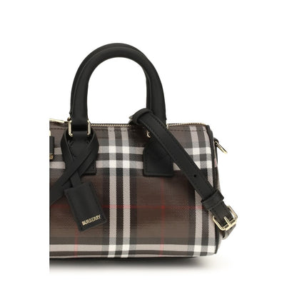Burberry Brown Cotton Shoulder Bag