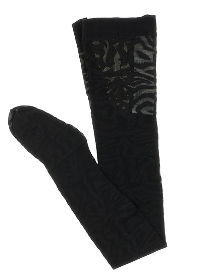 Emilio Pucci Black Polyamide Socks