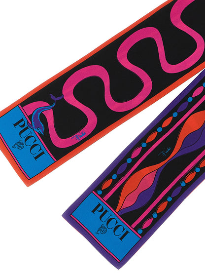 Emilio Pucci Multicolor Silk Scarf