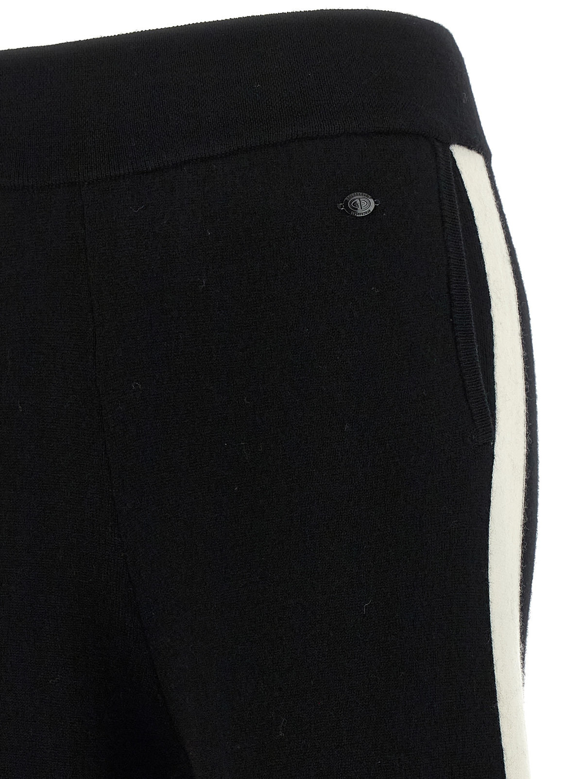 GOLDBERGH Black Merino Wool Casual Pants