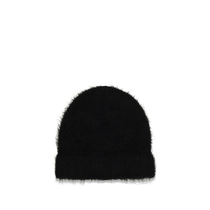 SÉFR Black Alpaca Vicugna Pacos Beanie