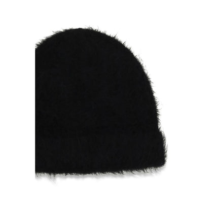 SÉFR Black Alpaca Vicugna Pacos Beanie