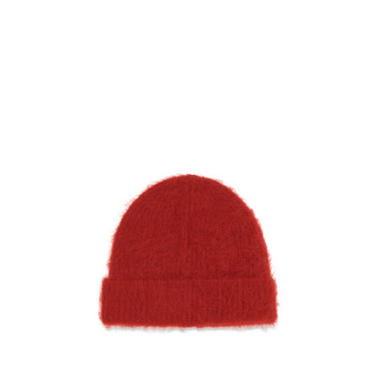 SÉFR Red Alpaca Vicugna Pacos Beanie