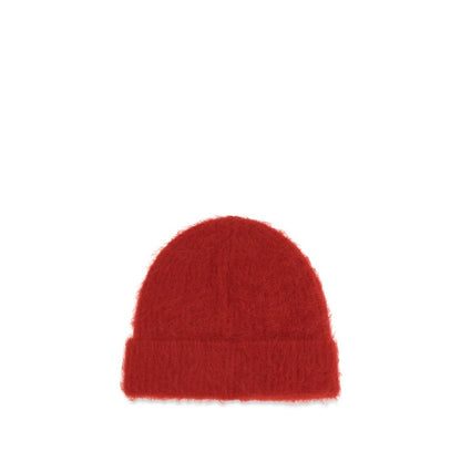 SÉFR Red Alpaca Vicugna Pacos Beanie