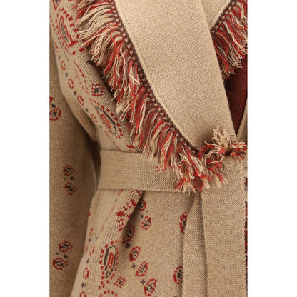 Alanui Brown Cashmere Cardigan