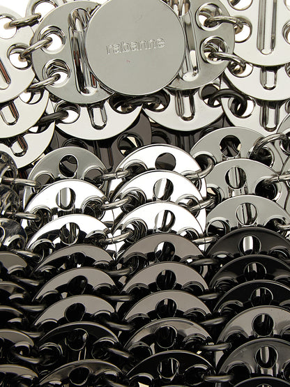 Paco Rabanne Silver Stainless Steel Shoulder Bag