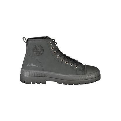 U.S. POLO ASSN. Black Polyurethane Women's Boot