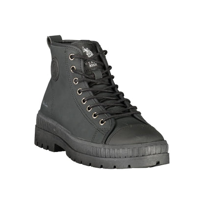 U.S. POLO ASSN. Black Polyurethane Women's Boot