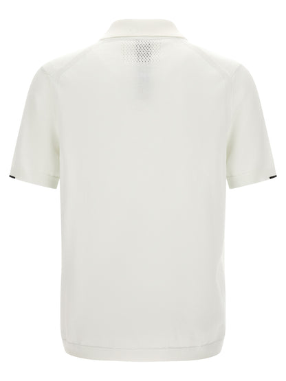 Hugo Boss White Cotton Polo Shirt