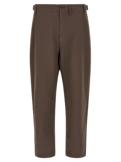 Lemaire Brown Cotton Pants