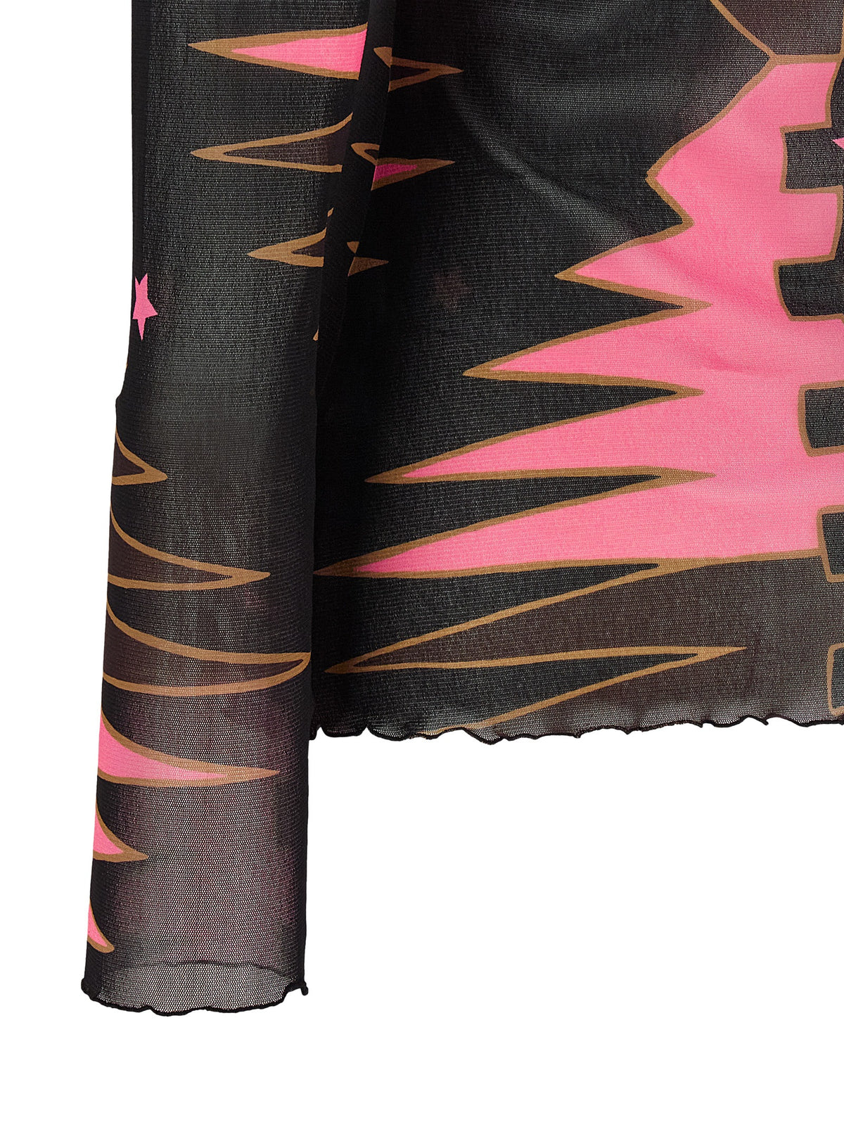 Emilio Pucci Multicolor Polyamide Long Sleeve T-Shirt