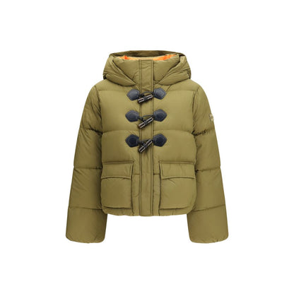 Ganni Bicolor Nylon Full-Length Jacket
