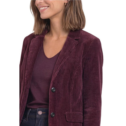 Street One Purple Cotton Blazer