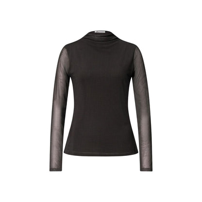 Street One Bicolor Polyester Long Sleeve T-Shirt