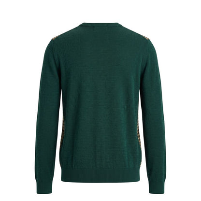 Roberto Pepe Luxury Green Wool Men's Sweater