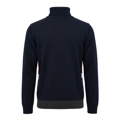 Roberto Pepe Luxury Green Wool Men Sweater