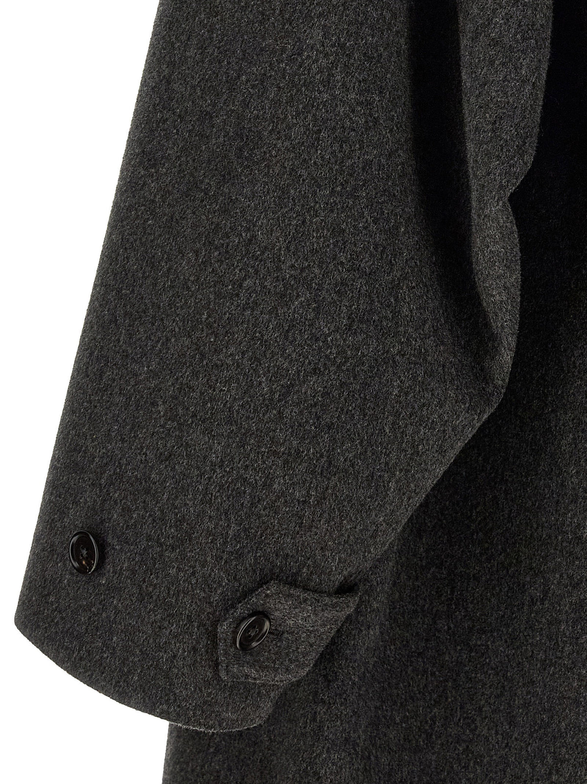 Jil Sander Gray Wool Coat