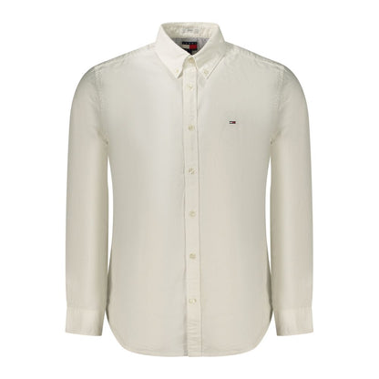 Tommy Hilfiger White Cotton Men's Shirt