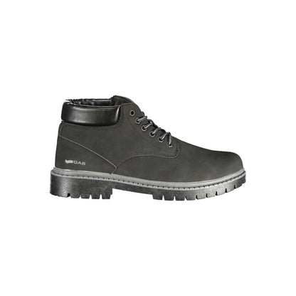 Gas Black Polyurethane Men's Boot