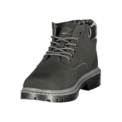 Gas Black Polyurethane Men's Boot