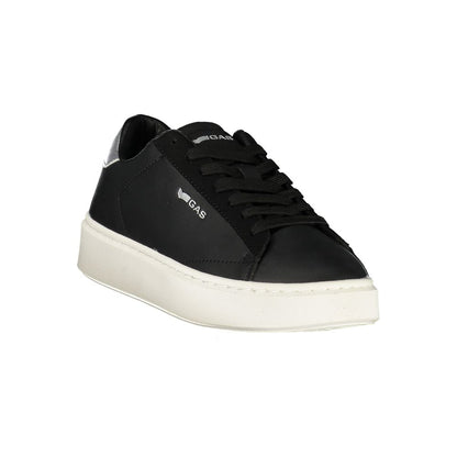 Gas Black Polyurethane Womens Sneaker
