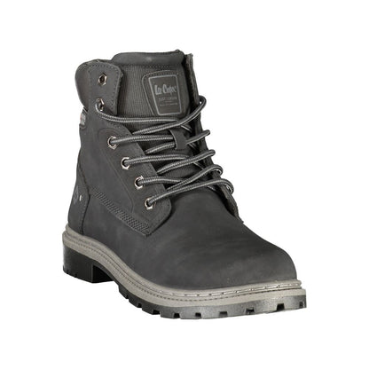LEE COOPER Black Polyurethane Men's Boot