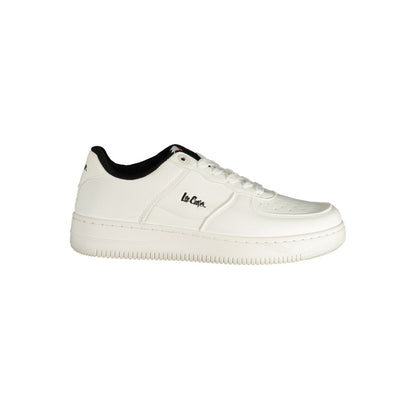 LEE COOPER White Polyester Athletic Sneakers