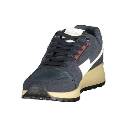 LEE COOPER Blue Polyester Athletic Sneakers