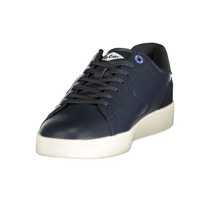 LEE COOPER Blue Polyester Athletic Sneakers
