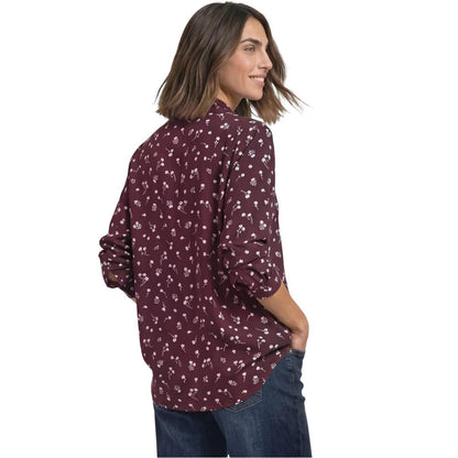 Street One Bordeaux Viscose Blouse