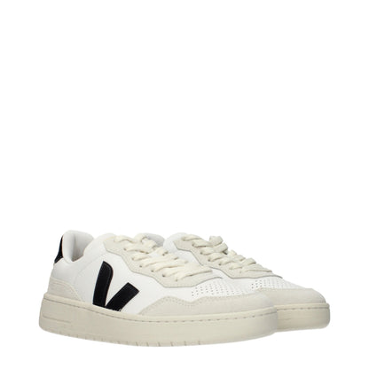 Veja White Leather Sneakers