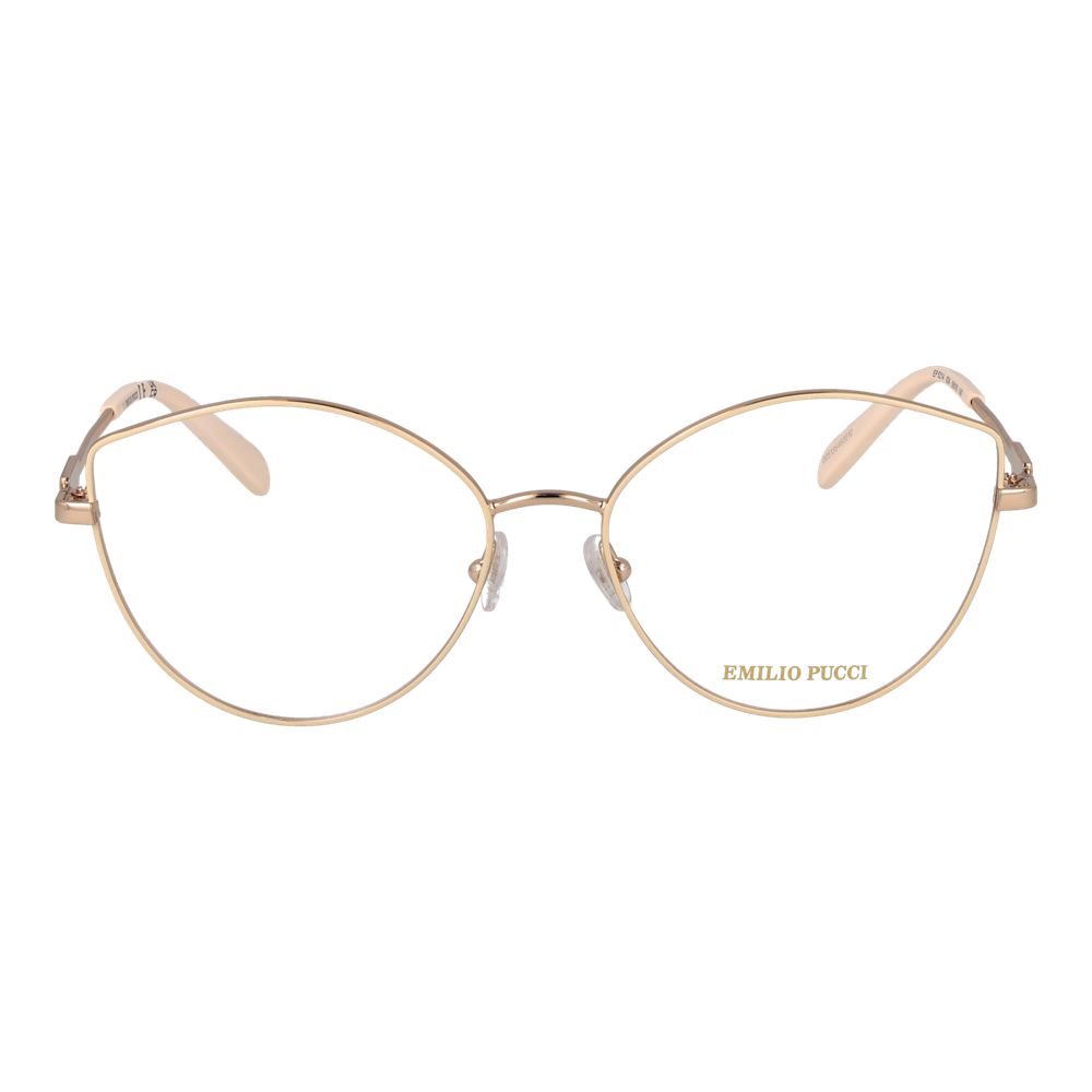 Emilio Pucci Beige Metal Glasses (Frames)
