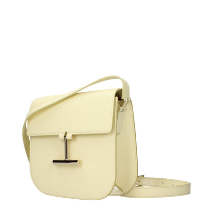 Tom Ford Yellow Leather Crossbody Bag