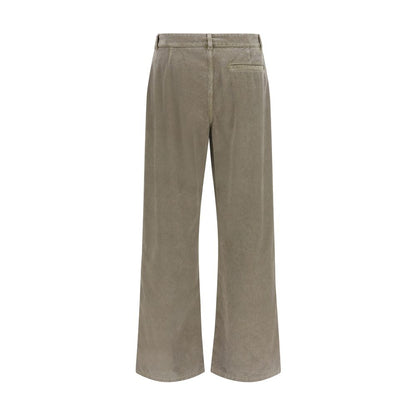 The Row Gray Cotton Casual Pants