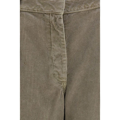 The Row Gray Cotton Casual Pants