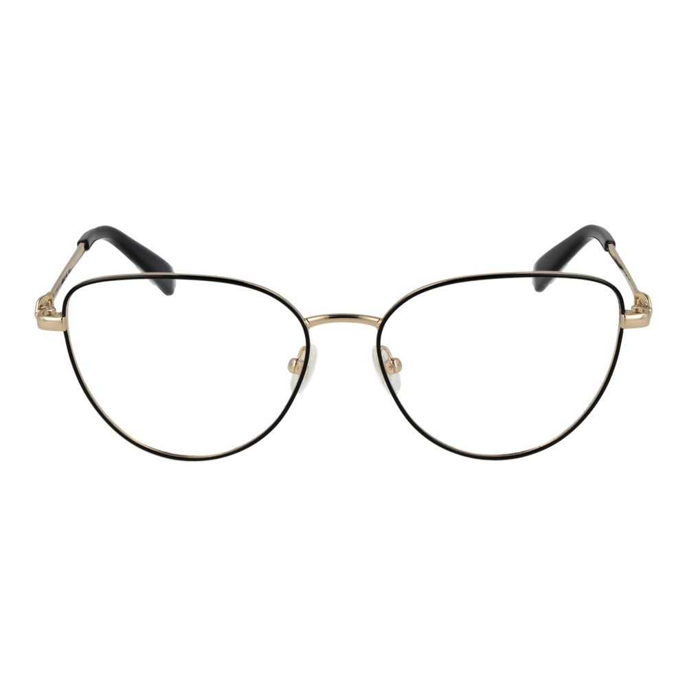 Longchamp Women's Butterfly Full-Rim Metal Eyeglasses Frames - Black